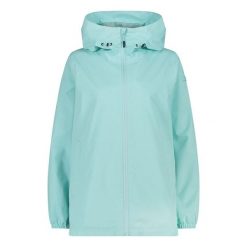 Kurtka przeciwdeszczowa damska CMP. Zielone kurtki sportowe CMP, bez wzorów, bez kaptura. Za 338.50 zł.