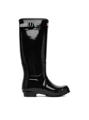 Hunter Kalosze CEO-18-1660 Czarny. Czarne kalosze Hunter, bez wzorów, z kauczuku. Za 349.99 zł.