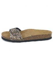 BABUNKERS Family Klapki w kolorze brązowym rozmiar: 38. Brązowe klapki BABUNKERS Family, bez wzorów, z otwartym noskiem, bez obcasa. Za 145.94 zł.