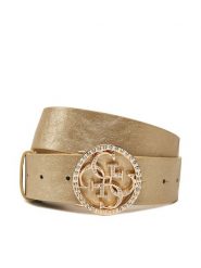 Guess Pasek Damski W5GZ13 L0WF0 Złoty. Żółte paski Guess, z aplikacjami, ze skóry. Za 239.99 zł.