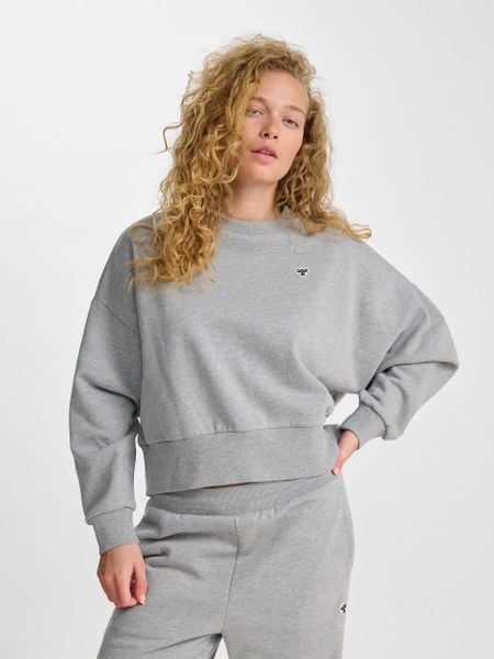Bluza damska Hummel Bee. Szare bluzy Hummel, l, bez wzorów, z bawełny, bez kaptura. Za 203.35 zł.