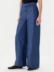 United Colors Of Benetton Spodnie materiałowe 4KHNDF09L Niebieski Wide Leg. Niebieskie spodnie materiałowe United Colors of Benetton, l, bez wzorów, z lyocellu. Za 219.99 zł.