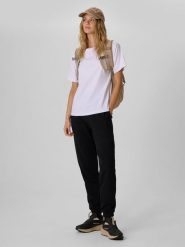 4F Spodnie dresowe joggery damskie - czarne XS. Czarne spodnie dresowe 4f, xs, bez wzorów, z dresówki. Za 149.99 zł.