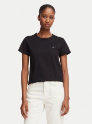 BOSS T-Shirt Eventsa13 50571248 Czarny Slim Fit. Czarne t-shirty Boss, xs, bez wzorów, z bawełny, bez kołnierzyka, bez ramiączek. Za 349.99 zł.