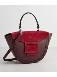 Maison héritage PARIS Skórzana torebka "Votti" w kolorze bordowym - 28 x 21 x 9 cm rozmiar: onesize. Czerwone torby na ramię Maison héritage PARIS, bez wzorów, z materiału, na ramię, bez dodatków. Za 391.99 zł.