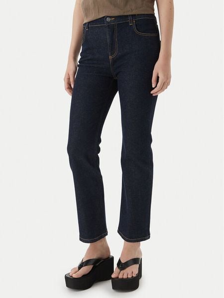 Marella Jeansy 2613181074 Granatowy Straight Fit. Niebieskie jeansy Marella, bez wzorów. Za 498.99 zł.