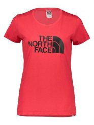 The North Face Koszulka w kolorze czerwonym rozmiar: XS. Czerwone bluzki The North Face, xs, bez wzorów, z bawełny, bez kołnierzyka, bez ramiączek. Za 87.40 zł.