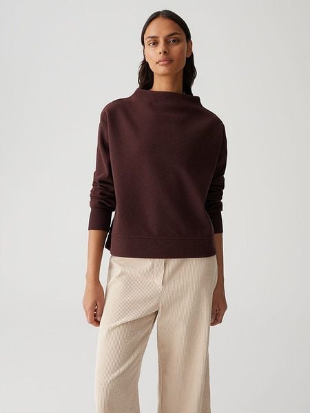 OPUS Bluza w kolorze ciemnobrązowym rozmiar: 42. Brązowe bluzy Opus, bez wzorów, bez kaptura. Za 169.95 zł.