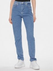 Calvin Klein Jeans Jeansy Authentic Slim Straight J20J222749 Niebieski Straight Leg. Niebieskie jeansy Calvin Klein Jeans, bez wzorów. Za 239.99 zł.