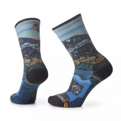 Skarpety Damskie Smartwool Hike Light Cushion Icy Range Print Crew Socks. Skarpety Smartwool, bez wzorów, z wełny. Za 105.48 zł.