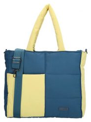 Beagles Torebka "Calvia Duo" w kolorze niebiesko-żółtym - 41 x 31 x 13 cm rozmiar: onesize. Niebieskie torby na ramię Beagles, bez wzorów, z materiału, na ramię, bez dodatków. Za 95.99 zł.