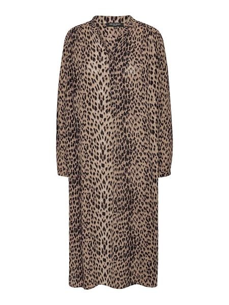 Ilse Jacobsen Sukienka w kolorze brązowym rozmiar: 42. Brązowe sukienki Ilse Jacobsen, na co dzień, bez wzorów, z wiskozy, bez kołnierzyka, bez ramiączek, midi, proste. Za 130.99 zł.