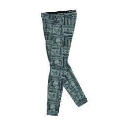 Legginsy damskie Just Do It szare. Szare legginsy sportowe Nike, s, bez wzorów, z materiału, na fitness i siłownię. Za 59.60 zł.