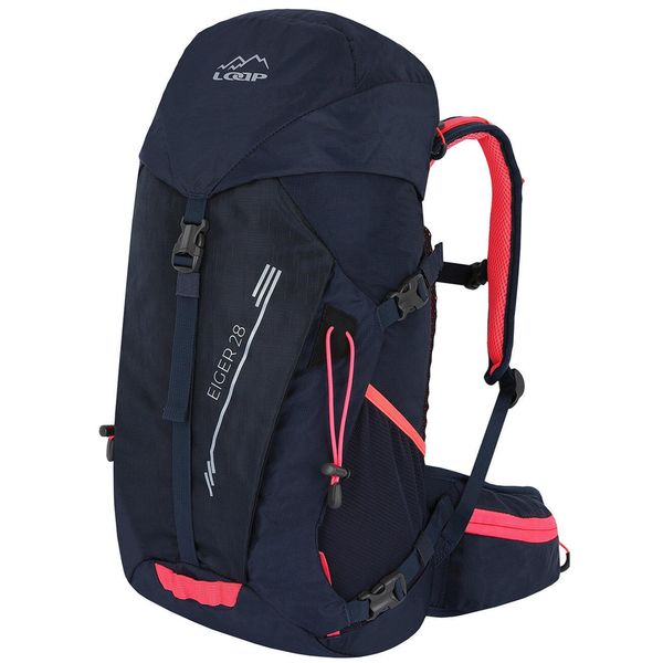 Plecak turystyczny Eiger 28L - Lekki i trwały. Czerwone plecaki EIGER, bez wzorów. Za 304.99 zł.