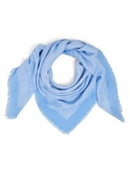 HUGO Szalik - Alycia Kobiety Modal niebieski|biały, ONE SIZE. Białe szaliki Hugo, bez wzorów, z bawełny, eleganckie. Za 259.95 zł.