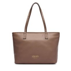 Torebka Liu Jo. Brązowe shopper Liu Jo, bez wzorów, bez dodatków. Za 499.99 zł.