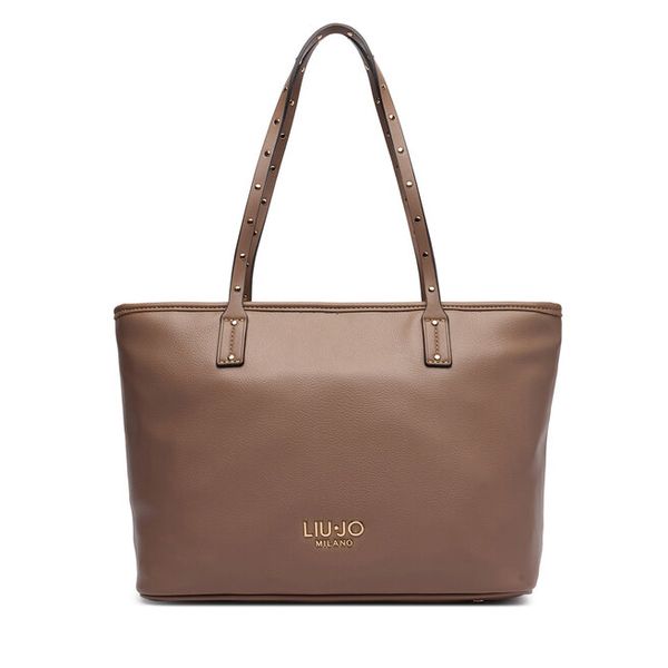 Torebka Liu Jo. Brązowe shopper Liu Jo, bez wzorów, bez dodatków. Za 499.99 zł.