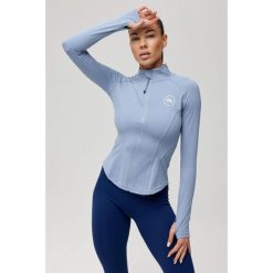 Damska bluza sportowa szybkoschnąca Rough Radical Eris. Niebieskie bluzy ROUGH RADICAL, bez wzorów, bez kaptura. Za 179.90 zł.