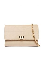 Elisabetta Franchi Torebka BS-64A-61E2-V290 Beżowy. Brązowe torebki klasyczne Elisabetta Franchi, bez wzorów, z materiału, bez dodatków. Za 1,239.99 zł.