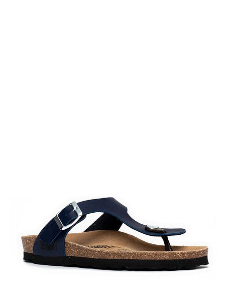 Sunbay Japonki "Camelia" w kolorze granatowym rozmiar: 37. Niebieskie klapki Sunbay, bez wzorów, z otwartym noskiem, bez obcasa. Za 109.95 zł.
