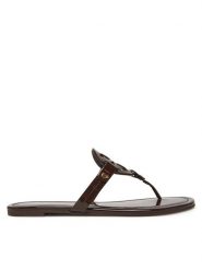 Tory Burch Japonki 11743 Brązowy. Brązowe klapki Tory Burch, bez wzorów, ze skóry, bez obcasa. Za 809.99 zł.