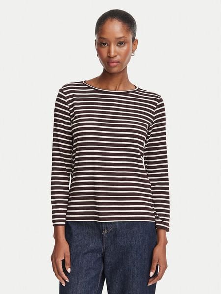 Marella Bluzka Mora 2625976021 Brązowy Regular Fit. Brązowe bluzki Marella, xl, bez wzorów, z wiskozy, bez kołnierzyka, bez ramiączek. Za 264.99 zł.