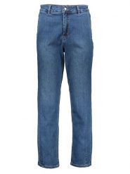 Kaffe Dżinsy - Comfort fit - w kolorze niebieskim rozmiar: 36. Niebieskie jeansy Kaffe, bez wzorów, z podwyższonym stanem. Za 228.45 zł.