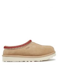 Ugg Kapcie W Tasman 5955 Beżowy. Brązowe obuwie domowe UGG, bez wzorów, ze skóry, bez zapięcia. Za 559.99 zł.