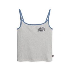 Damski tank top Superdry Essential. Szare bielizna sportowa Superdry, bez wzorów. W wyprzedaży za 114.45 zł.