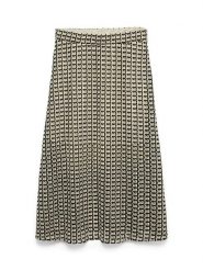 Vero Moda Spódnica w kolorze beżowo-czarnym rozmiar: S. Brązowe spódnice Vero Moda, s, bez wzorów, midi. Za 109.95 zł.