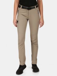 Kilpi Spodnie funkcyjne "Belvela" w kolorze beżowym rozmiar: 38. Brązowe spodnie dresowe Kilpi, bez wzorów, z materiału, outdoorowe. Za 232.23 zł.