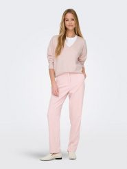 ONLY Sweter w kolorze jasnoróżowym rozmiar: S. Różowe swetry Only, s, bez wzorów, bez ramiączek. Za 61.60 zł.