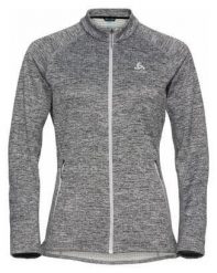 Bluza rozpinana bez kaptura damska ODLO Tencia Mid Layer Full Zip. Szare bluzy Odlo, na zimę, s, bez wzorów, z materiału, bez kaptura. Za 340.25 zł.