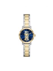 DKNY Zegarek Soho NY6671 Złoty. Żółte, analogowe zegarki DKNY, złote. Za 419.99 zł.