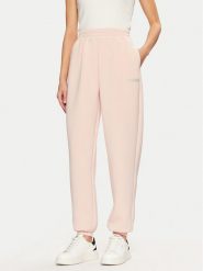 Guess Spodnie dresowe V4BB13 K7UW2 Różowy Regular Fit. Czerwone spodnie dresowe Guess, xl, z aplikacjami, z dresówki. Za 199.99 zł.