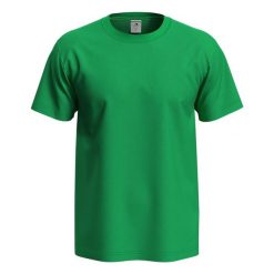 Koszulka Unisex Dla Dorosłych Comfort Plain T-shirt. Zielone t-shirty STEDMAN, s, bez wzorów, bez kołnierzyka, bez ramiączek. Za 46.99 zł.