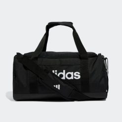 Torba sportowa ADIDAS Linear Duffel 24 l. Czarne torby na ramię Adidas, bez wzorów, z materiału, eleganckie, na ramię, bez dodatków. Za 119.99 zł.
