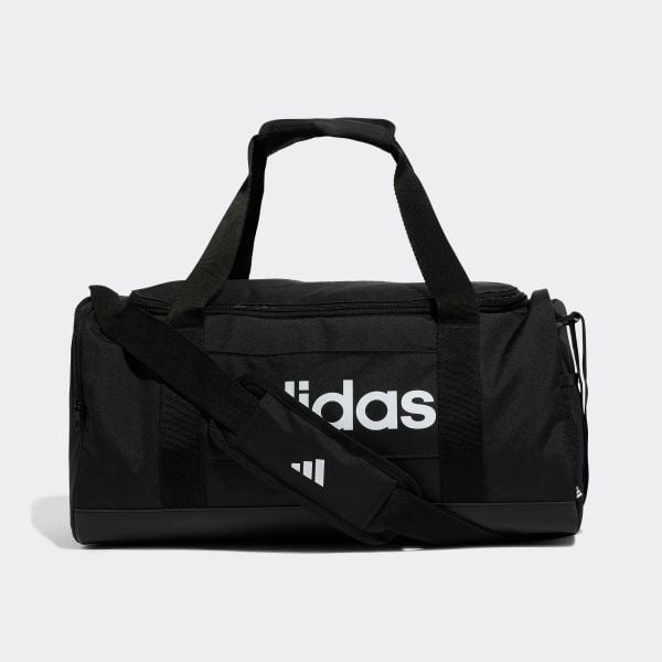 Torba sportowa ADIDAS Linear Duffel 24 l. Czarne torby na ramię Adidas, bez wzorów, z materiału, eleganckie, na ramię, bez dodatków. Za 119.99 zł.