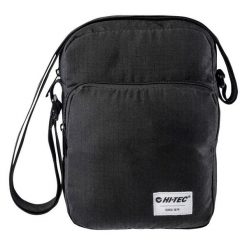 Torba Crossbody Sidero 4L. Czarne torby na ramię Hi-tec, bez wzorów, z poliesteru, na ramię, bez dodatków. Za 88.99 zł.