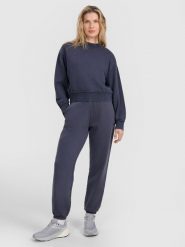 4F Spodnie dresowe joggery damskie - szare XS. Szare spodnie dresowe 4f, l, bez wzorów, z bawełny. W wyprzedaży za 119.99 zł.