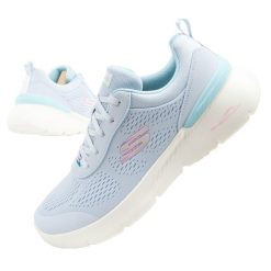 Buty sportowe sneakersy damskie Skechers Air Dynamight 2.0. Fioletowe obuwie sportowe SKEARS, bez zapięcia, do biegania. Za 259.00 zł.