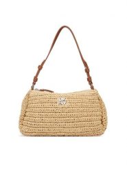 DKNY Torebka R613YE54 Beżowy. Brązowe torebki klasyczne DKNY, bez wzorów, z syntetyku, bez dodatków. Za 619.99 zł.