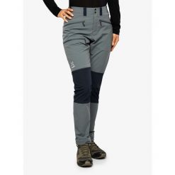 Spodnie górskie damskie Haglofs Mid Slim Pant. Niebieskie spodnie sportowe Haglöfs, bez wzorów, trekkingowe. Za 440.99 zł.