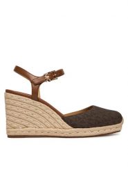 MICHAEL Michael Kors Espadryle Kenzie 40R6KZMS2B Brązowy. Brązowe espadryle MICHAEL Michael Kors, bez wzorów, ze skóry, bez obcasa, bez zapięcia. Za 619.99 zł.