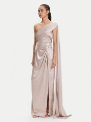 Marciano Guess Sukienka wieczorowa 5YGK01 7246A Beżowy Regular Fit. Brązowe sukienki Marciano Guess, z aplikacjami, z syntetyku, wizytowe, bez kołnierzyka, bez ramiączek. Za 1,519.00 zł.