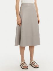 Max Mara Leisure Spódnica z imitacji skóry Marzia 2516771027 Szary Regular Fit. Szare spódnice Max Mara Leisure, xs, bez wzorów, ze skóry. Za 419.99 zł.