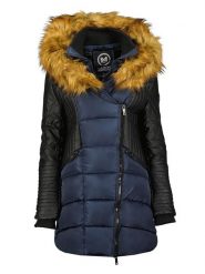 Maison Montaigne Parka "Ausmai" w kolorze granatowym rozmiar: XL. Niebieskie parki Maison Montaigne, xl, bez kaptura. Za 229.46 zł.