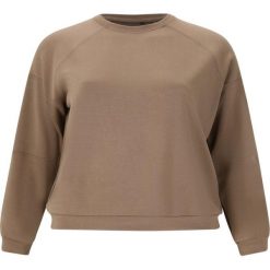 Damska bluza z okrągłym dekoltem Q Sportswear Alaia. Brązowe bluzy ENDURANCE Q, bez wzorów, bez kaptura. Za 354.50 zł.