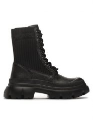 KARL LAGERFELD Trapery KL43573 Czarny. Czarne trapery i śniegowce KARL LAGERFELD, z materiału. Za 1,809.00 zł.