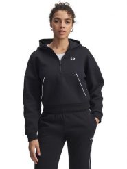 Under Armour Bluza polarowa w kolorze czarnym rozmiar: XXL. Czarne bluzy Under Armour, xxl, bez wzorów, z polaru, bez kaptura. Za 165.31 zł.